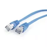 FTP Patch Cord  1m, Blue, PP22-1M/B, Cat.5E, molded strain relief 50u" plugs