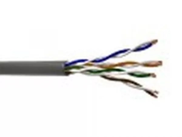 Cable UTP Cat.5E, 305m, CCA,24awg 4X2X1/0.47, solid gray, APC Electronic