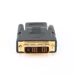 Adapter Gembird "A-HDMI-DVI-2", HDMI to DVI female-male adapter with gold-plated connectors, bulk