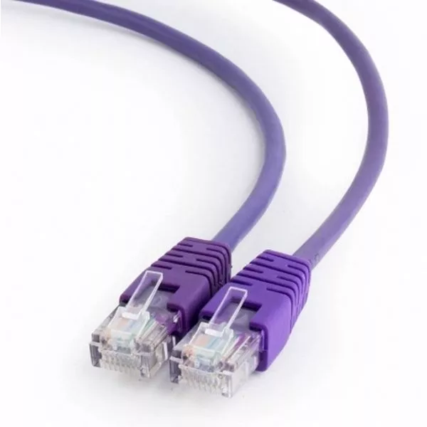 Patch Cord Cat.6,  0.5m, Purple, PP6-0.5M/V, Cablexpert