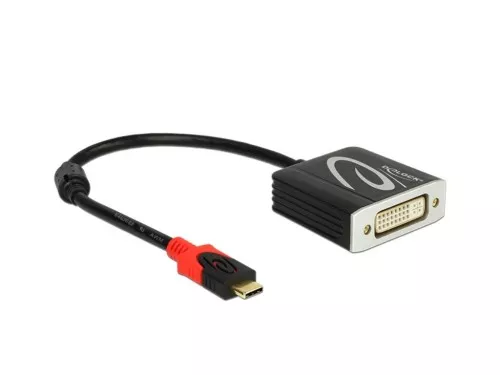 Adapter USB TYPE C to DVI FEMALE, 4KX2K 30HZ, APC-631003