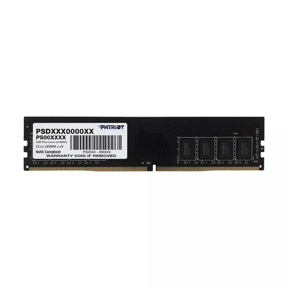 32GB DDR4-3200  PATRIOT Signature Line, PC25600, CL22, 2Rank, Double Sided Module, 1.2V