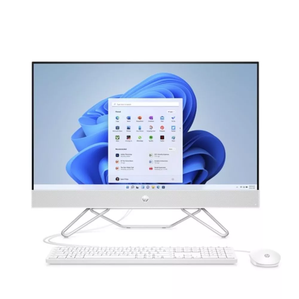 All-in-One PC - 27" HP AiO 27-cr0017ci 27" FHD IPS Non-Touch, AMD Ryzen 3 7320U, 8GB LPDDR5 5500 (onboard), 512Gb M.2 PCIe NVMe SSD, AMD Integrated Gr
