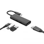 Docking Station A4Tech 4-IN-1, HDMI, USB 3.0, USB 2.0, Type C, PD100W, Aluminum, Ash Grey фото