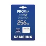 256GB MicroSD (Class 10) UHS-I (U3) +SD adapter, Samsung PRO Plus "MB-MD256SA" (R/W:180/130MB/s)