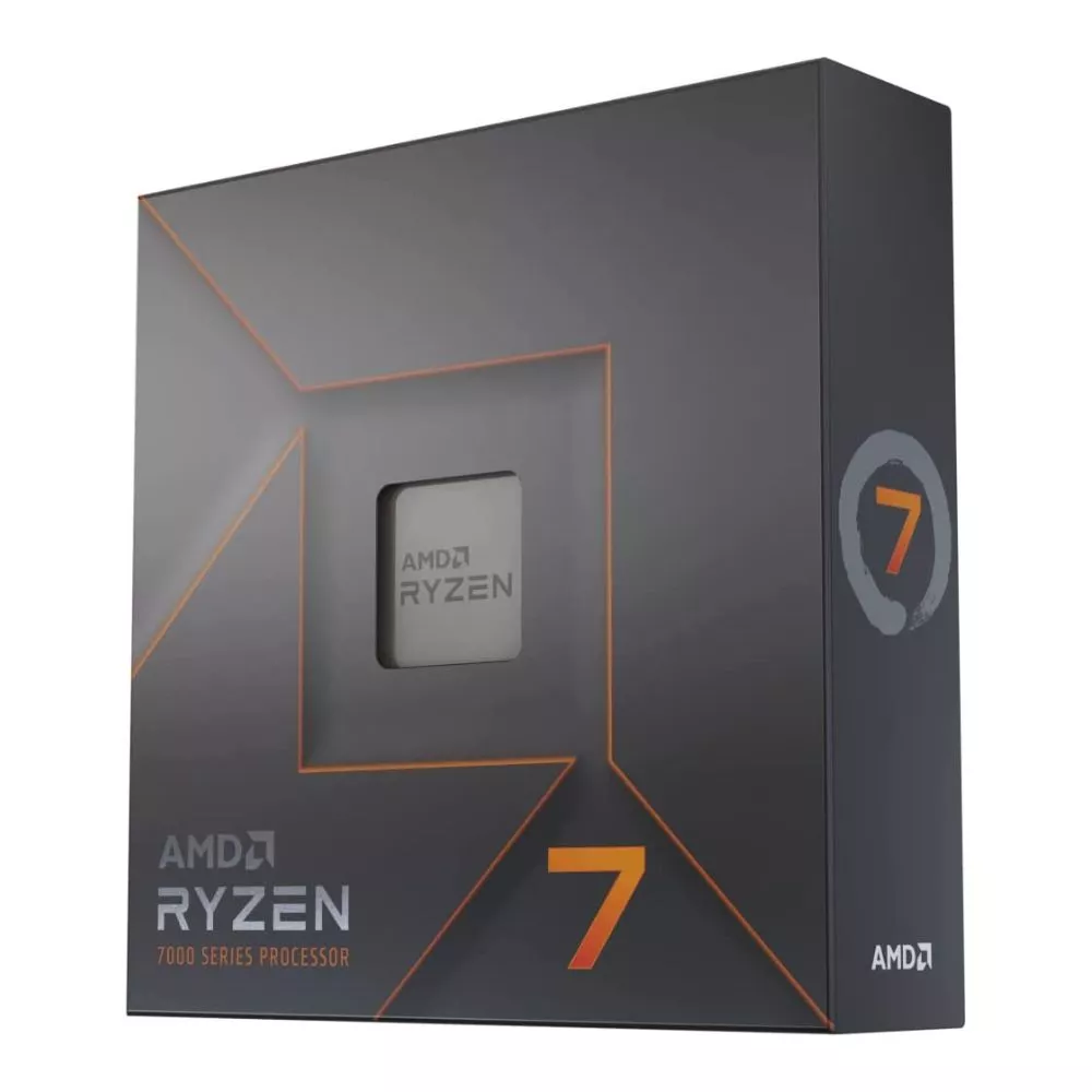 AMD Ryzen™ 7 7700, Socket AM5, 3.8-5.3GHz (8C/16T), 8MB L2 + 32MB L3 Cache, AMD Radeon™ Graphics, 5nm 65W, Zen4, Unlocked, Box (with AMD Wraith Prism