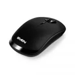 SVEN RX-570SW Bluetooth +Wireless, Optical Mouse, 2.4GHz, 800/1200/1600dpi, 3+1(scroll wheel) Silent buttons, built-in 400mAh battery, Rubber scroll w