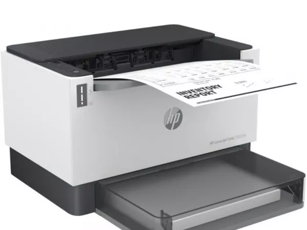 Printer HP LaserJet Tank 2502dw, White,  A4, 600x600 dpi, up to 22 ppm, 64MB, Duplex, Up to 25000 pages/month, Hi-Speed USB (compatible with USB 2.0);