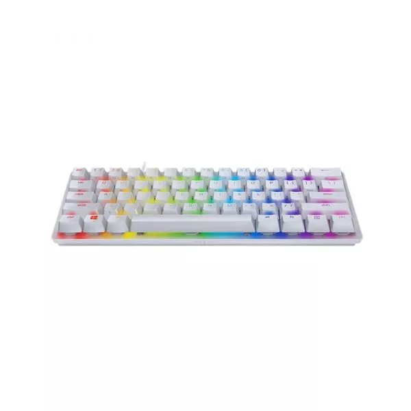 Gaming Keyboard Razer Huntsman Mini, Optical Red SW, Doubleshot PBT Keycaps, US Layout, USB, White