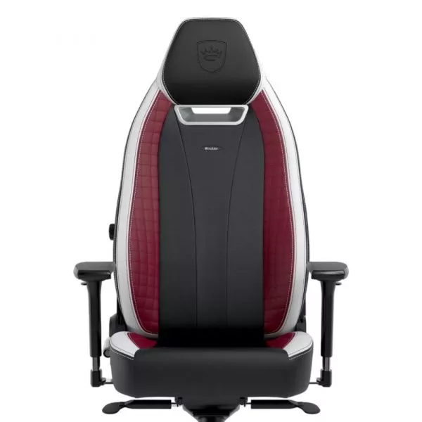 Gaming Chair Noble Legend NBL-LGD-GER-BW Black/White/Red, User max load up to 150kg/height 165-190cm