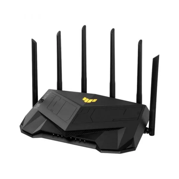 Wi-Fi 6 Dual Band ASUS TUF Gaming Router "TUF-AX6000", 6000Mbps, OFDMA, 4xGbit, 2x2.5Gbit, USB3.0