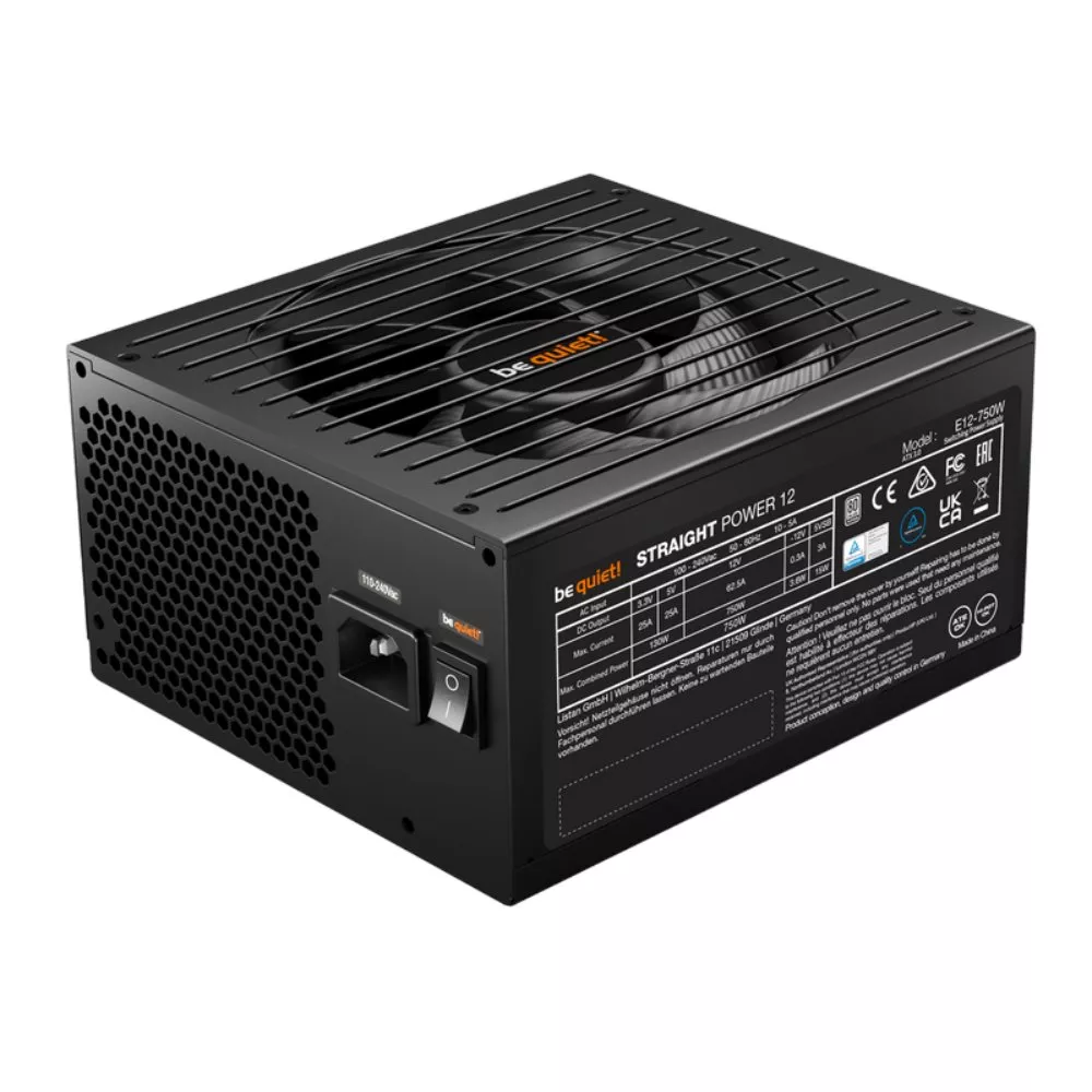 Power Supply ATX 850W be quiet! STRAIGHT POWER 12, 80+ Gold, ATX 3.0, FB+LLC+SR+DC/DC, Full Modular