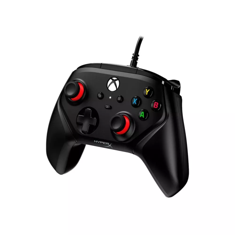 Gamepad HyperX Clutch Gladiate, Wired Xbox Licensed Controller for Xbox Series S/X / PC, Black, Programmable buttons, Dual Rumble Motors, Detachable U