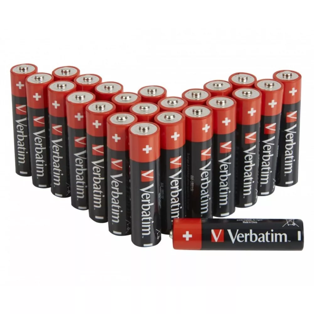 Verbatim Alcaline Battery AAA, 24pcs Pack (Box) фото