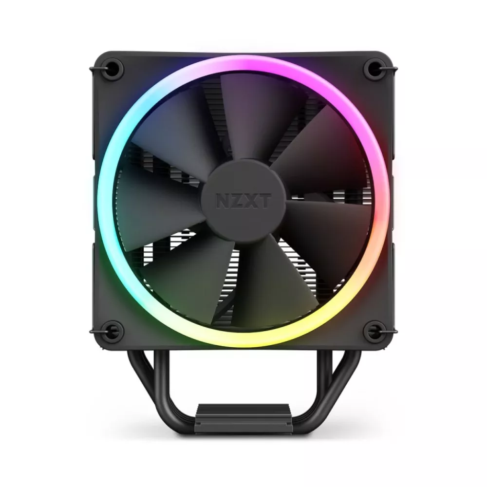 AC NZXT "T120 RGB Black" (17.2-27.56dBA, 500-1800RPM, 1x120mm, RGB, PWM, 4 Heatpipes)