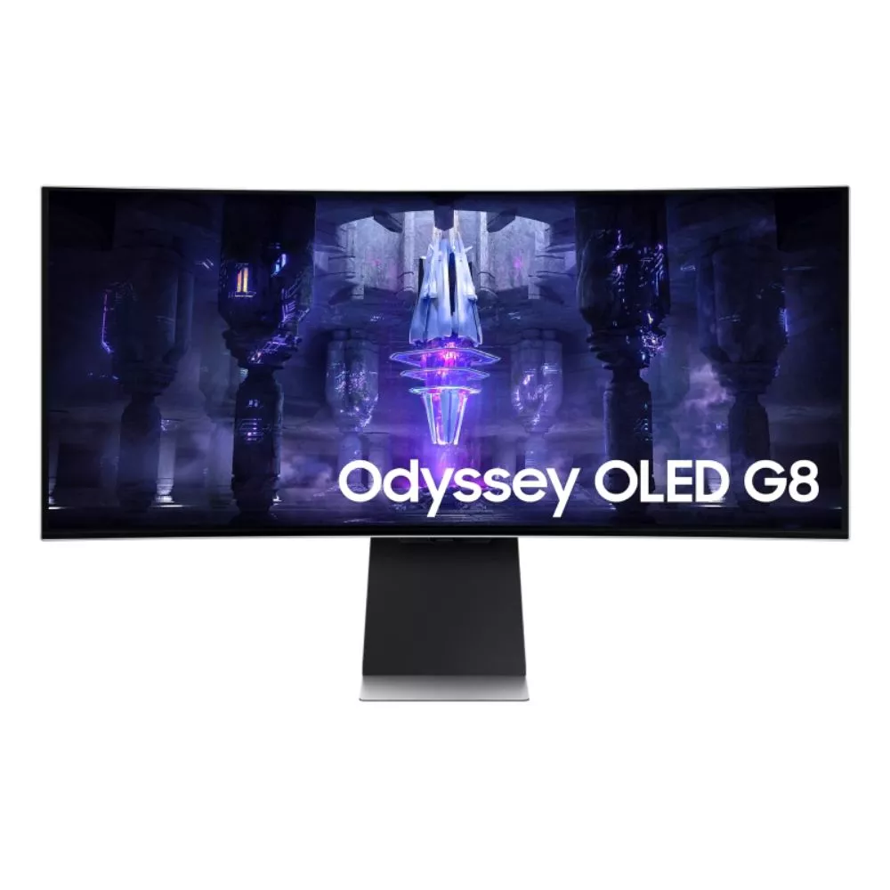 34" SAMSUNG Odyssey G8 S34BG850, Black, OLED, 3440x1440, 175Hz, FreeSync, 0.03ms GTG, 250cd, HDR, miniDP + mHDMI