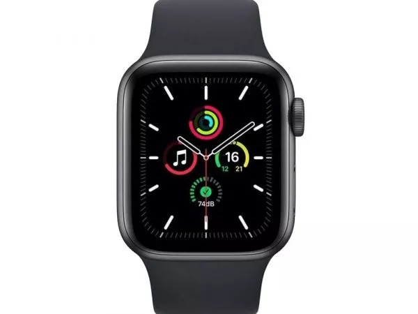 Apple Watch SE 2 40mm Aluminum Case with Midnight Sport Band, MNJT3 GPS, Midnight