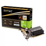 ZOTAC GeForce GT730 Zone Edition 2GB GDDR3, 64bit, 902/1600Mhz, Passive Heatsink, 1.5 Slot, HDCP, VGA, DVI-D, HDMI, Low Profile, 2x Low profile bracke фото