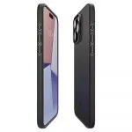 Spigen iPhone 15 Pro, Thin Fit, Black фото