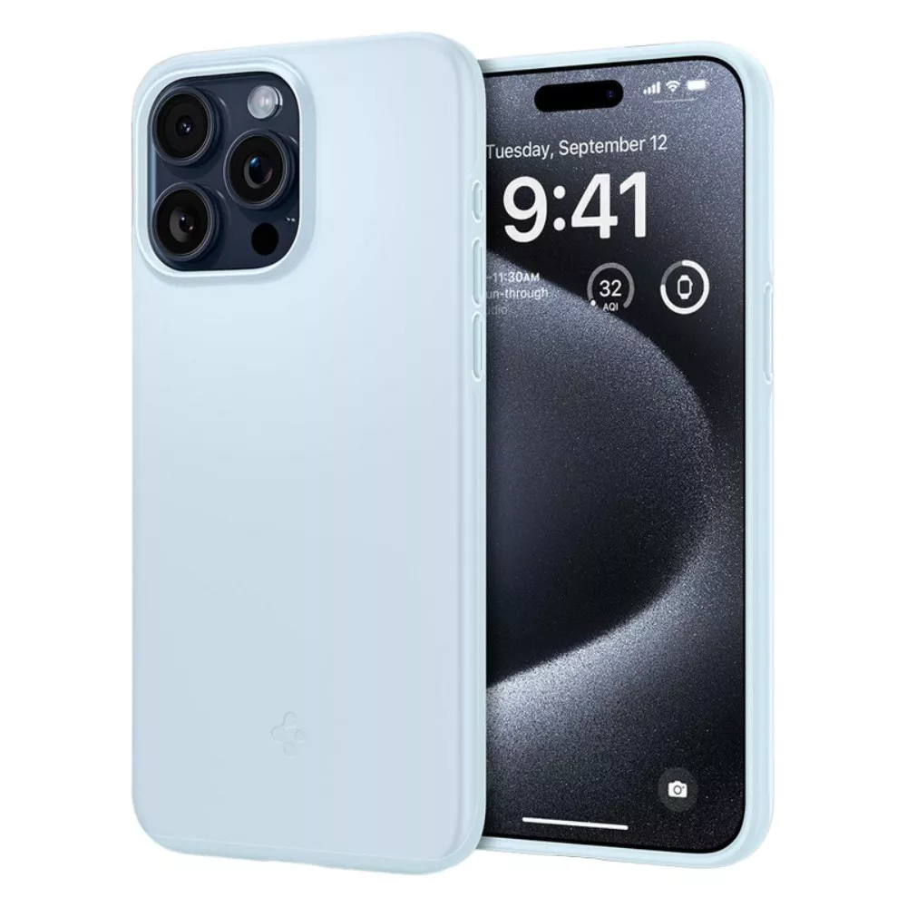 Spigen iPhone 15 Pro, Thin Fit, Mute Blue фото