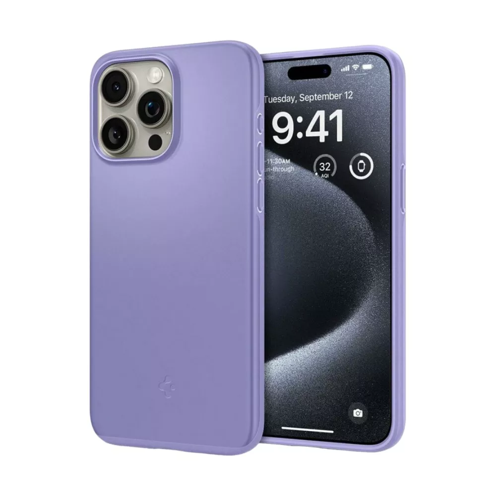 Spigen iPhone 15, Thin Fit, Iris Purple фото