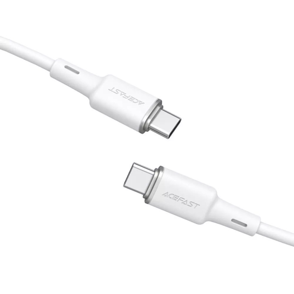 AceFAST C2-03 USB-C to USB-C zinc alloy silicone charging data cable фото