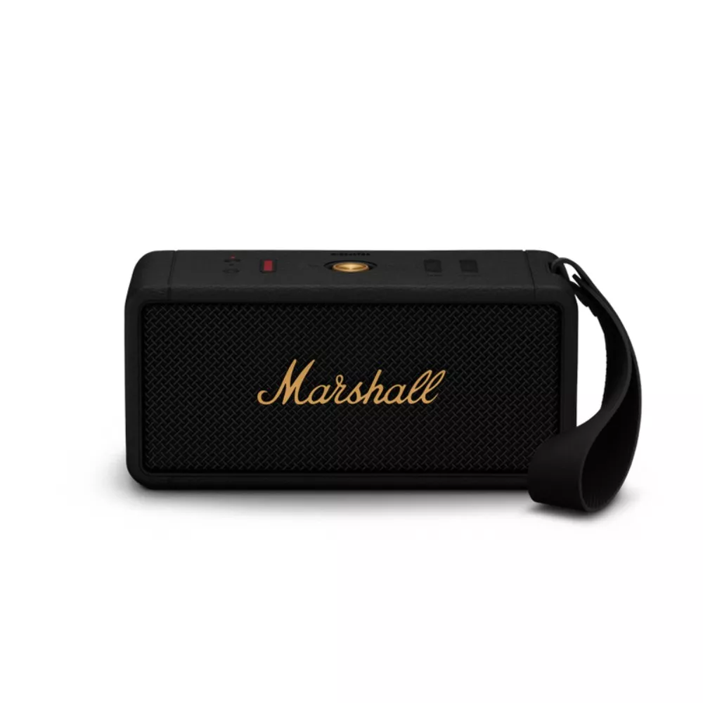 Marshall MIDDLETON Portable Bluetooth Speaker - Black and Brass фото