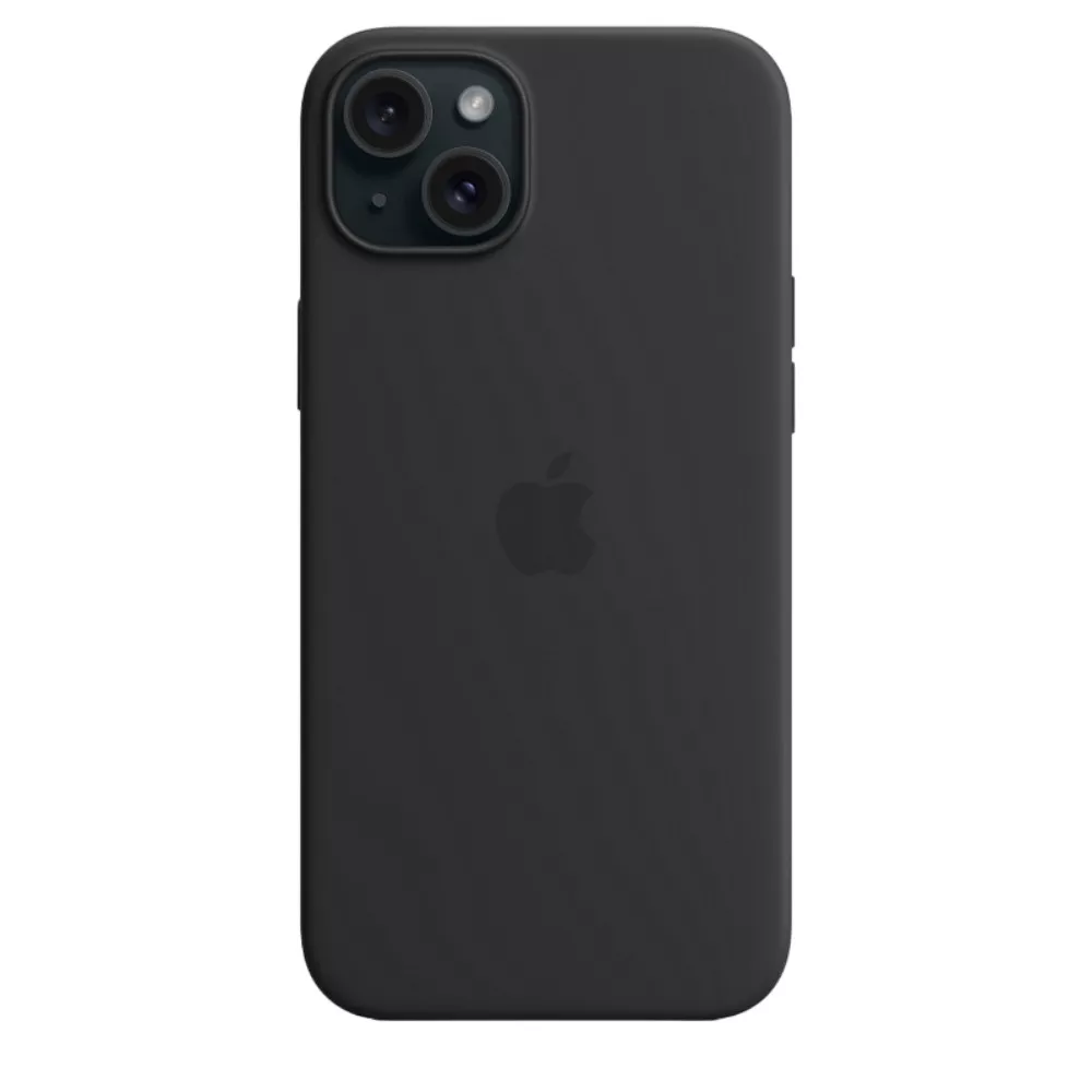 iPhone 15 Plus Silicone Case with MagSafe - Black фото