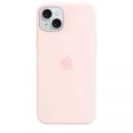 iPhone 15 Plus Silicone Case with MagSafe - Light Pink фото