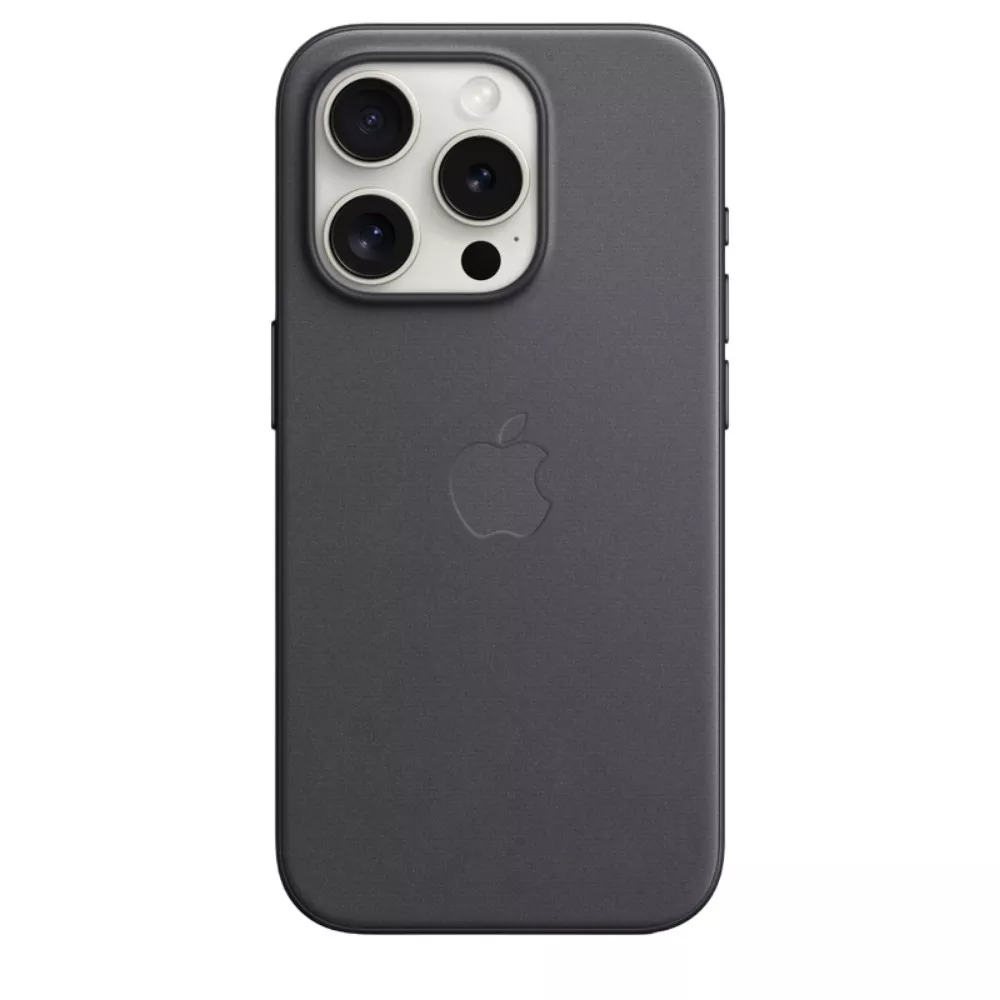 iPhone 15 Pro FineWoven Case with MagSafe - Black фото