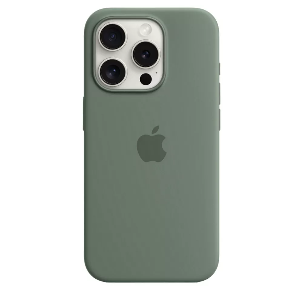 iPhone 15 Pro Max Silicone Case with MagSafe - Cypress фото