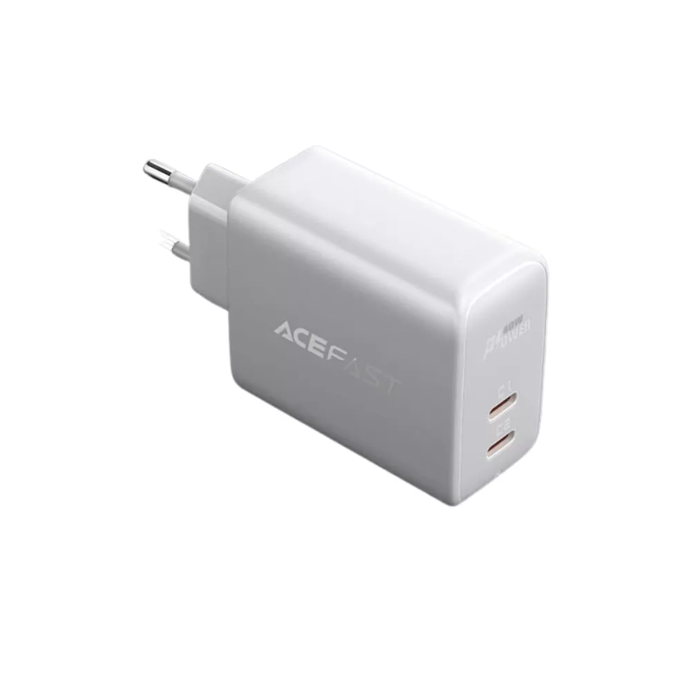 ACEFAST A9 PD40W(USB-C USB-C) dual port charger (EU) фото