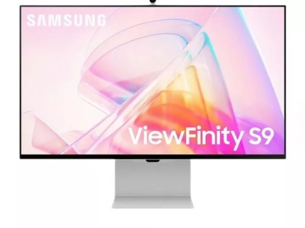 27" SAMSUNG ViewFinity S9, White, IPS, 5120x2880, 60Hz, 5ms, 600cd, Thunderbolt, miniDP TypeC фото