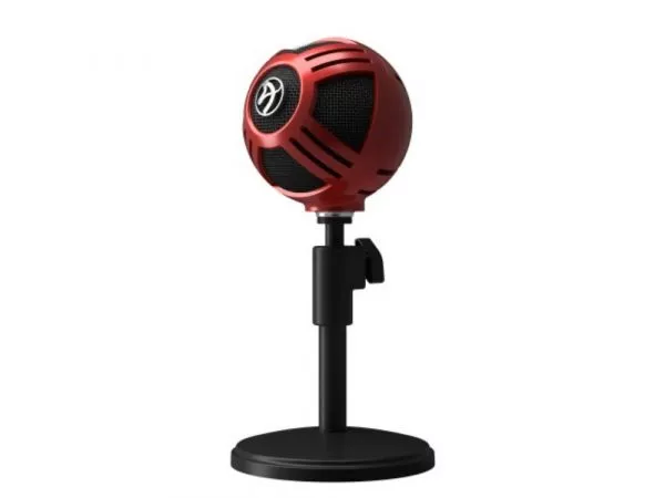 AROZZI Sfera entry level USB microphone with simple plug-and-play feature with Cardioid pick-up pattern, 1,8m, red фото