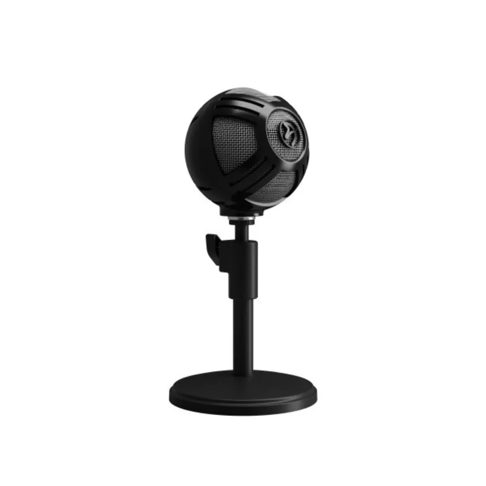 AROZZI Sfera Pro USB Plug-and-play microphone with -10dB Cardioid, Cardioid, and Omnidirectional pick-up patterns, 20Hz – 20kHz, 1.9m, black фото