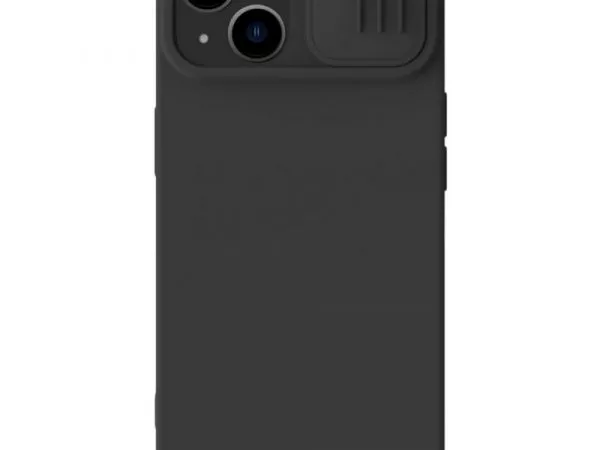 Nillkin Apple iPhone 15 Plus, CamShield Silky Silicone Case, Elegant Black фото