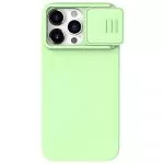 Nillkin Apple iPhone 15 Pro Max, CamShield Silky Silicone Case, Mint Green фото