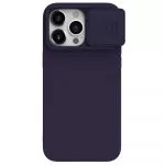 Nillkin Apple iPhone 15 Pro, CamShield Silky Silicone Case, Dark Purple фото