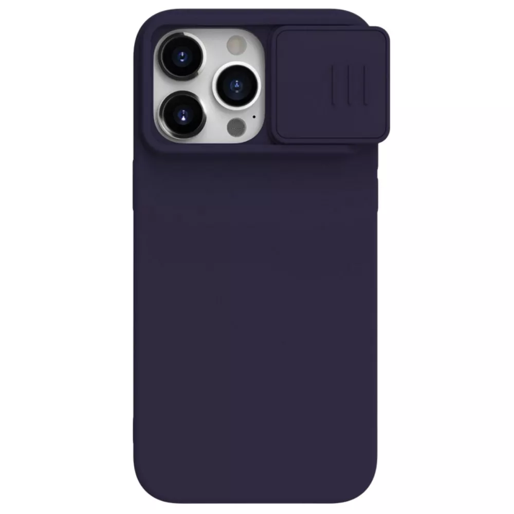 Nillkin Apple iPhone 15 Pro, CamShield Silky Silicone Case, Dark Purple фото