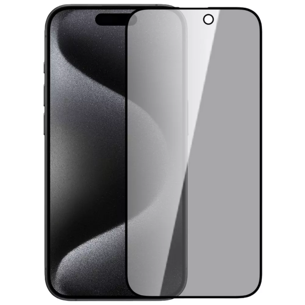 Nillkin Apple iPhone 15 Pro Max Guardian Full Privacy, Tempered Glass, Black фото