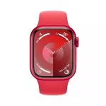 Apple Watch Series 9 GPS, 41mm (Product)Red Aluminium Case with (Product)Red Sport Band - M/L, MRXH3 фото