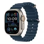 Apple Watch Ultra 2 GPS Cellular 49mm Titanium Case with Blue Ocean Band, MREG3 фото