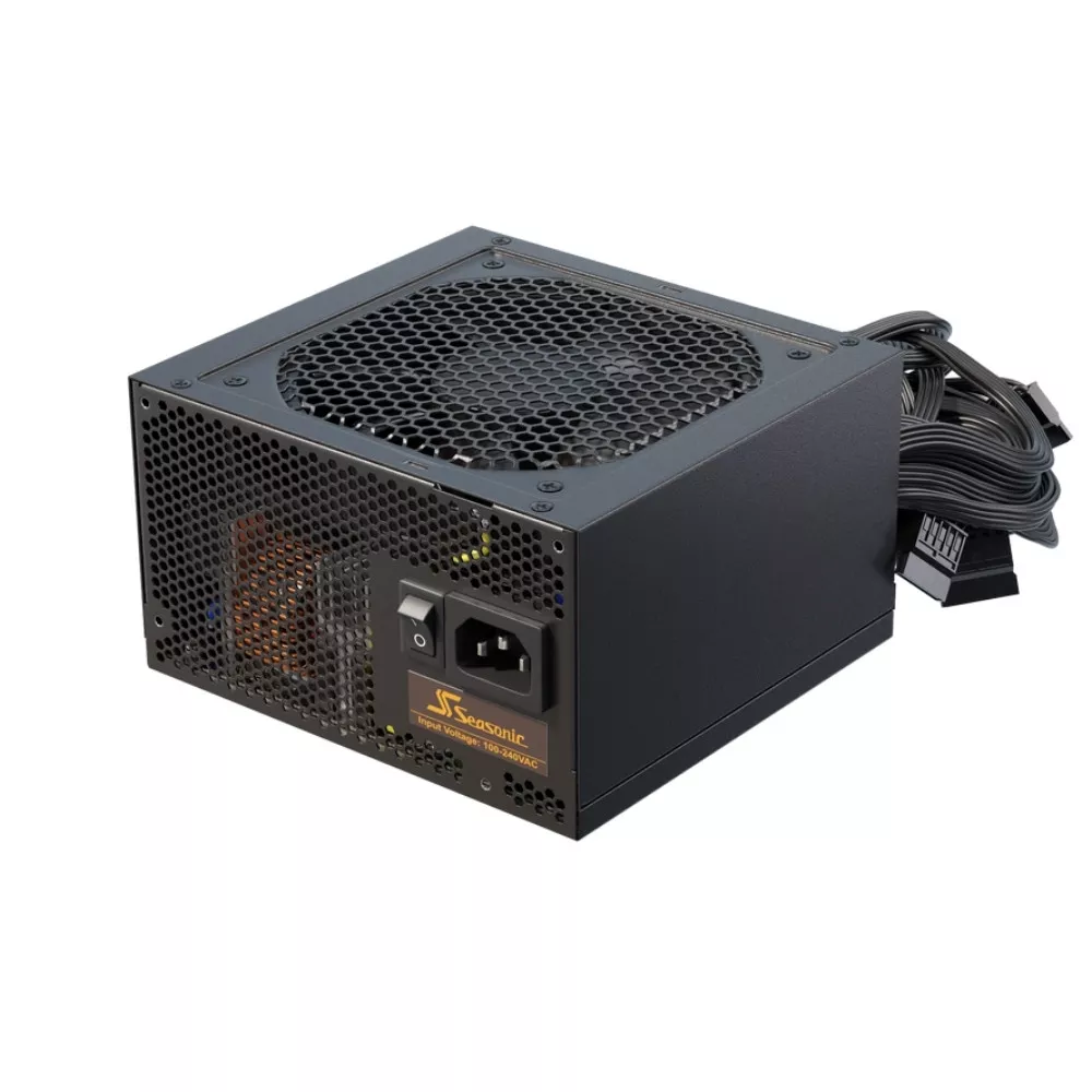 Power Supply ATX 650W Seasonic B12 BC-750 80 Bronze, 120mm fan, S2FC, Flat black cables фото