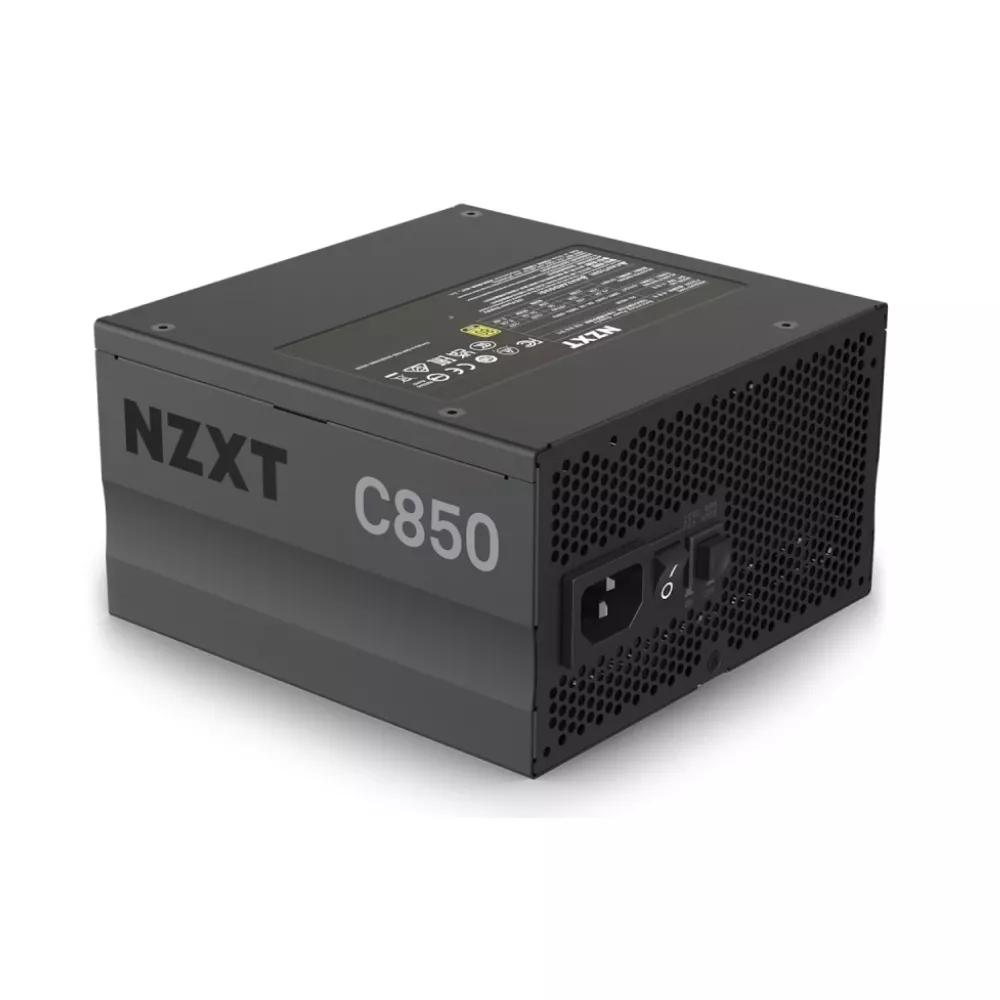 Power Supply ATX 850W NZXT C850 v2, 80 Gold, 135 mm fan, Zero RPM Fan mode, Full Modular фото