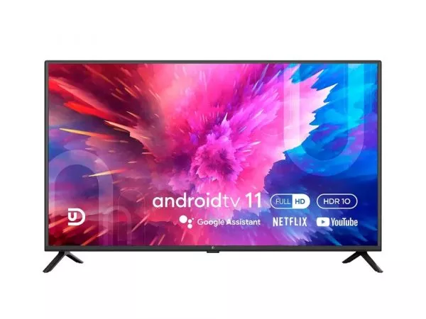 40" LED TV UD 40F5210, Black (1920x1080 FHD, SMART TV (ANDROID 11 OS), 3 x HDMI, 2 x USB, Wi-Fi (2.4Ghz 5Ghz), DVB-T/T2/C/S2, Speakers 2 x 8W Dolby Au фото