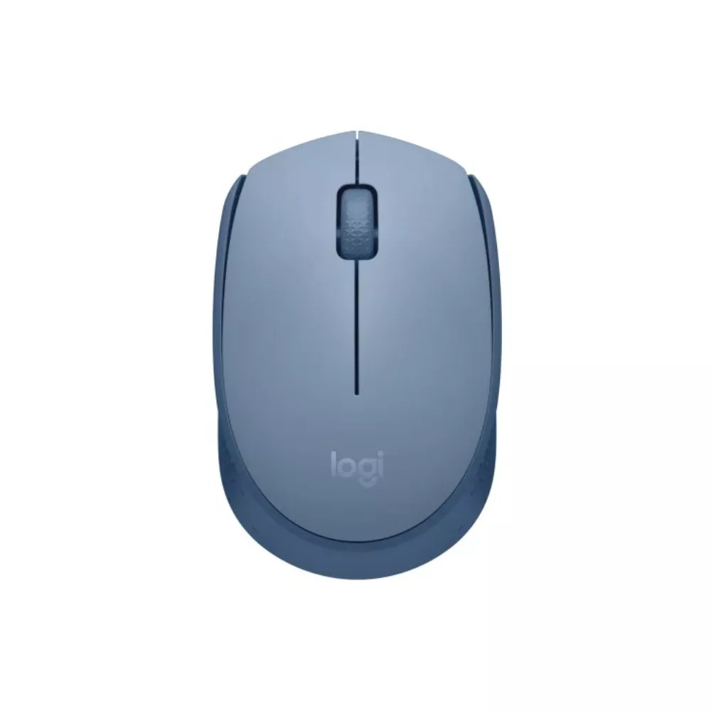 Logitech Wireless Mouse M171 Blue Grey, Optical Mouse for Notebooks, Nano receiver, Blue Grey, Retail фото
