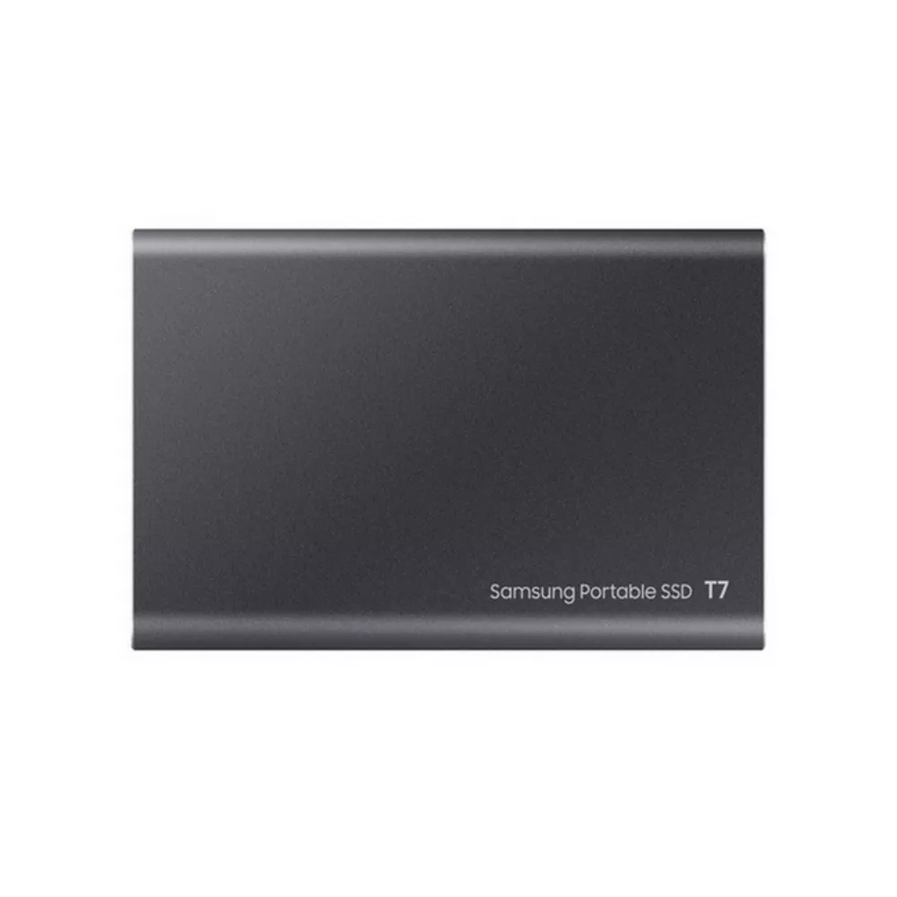 500GB (USB3.2/Type-C) Samsung Portable SSD T7 , Grey (85x57x8mm, 58g, R/W:1050/1000MB/s) фото