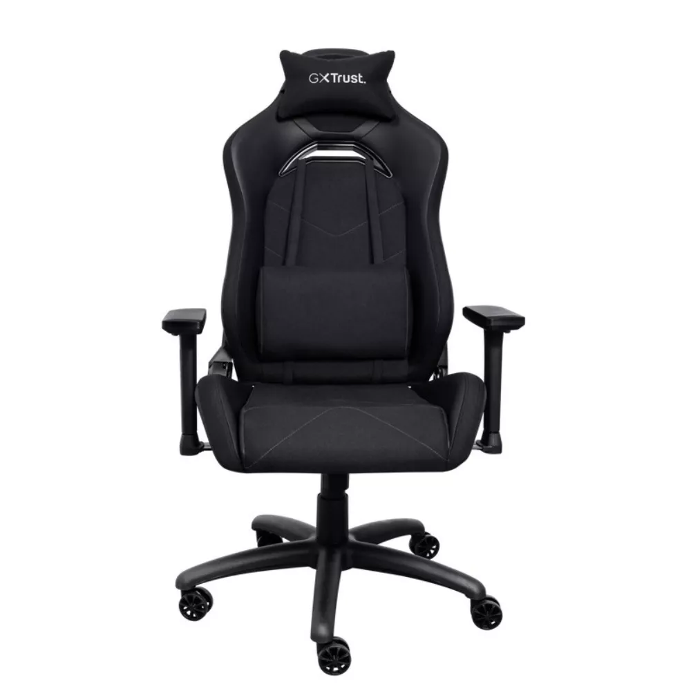 Trust Gaming Chair GXT 714 Ruya - Black, PU leather, 3D armrests, Class 4 gas lift, 90°-180° adjustable backrest, Strong and robust metal base frame, фото