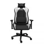 Trust Gaming Chair GXT 714W Ruya - Black/White, PU leather, 3D armrests, Class 4 gas lift, 90°-180° adjustable backrest, Strong and robust metal base фото
