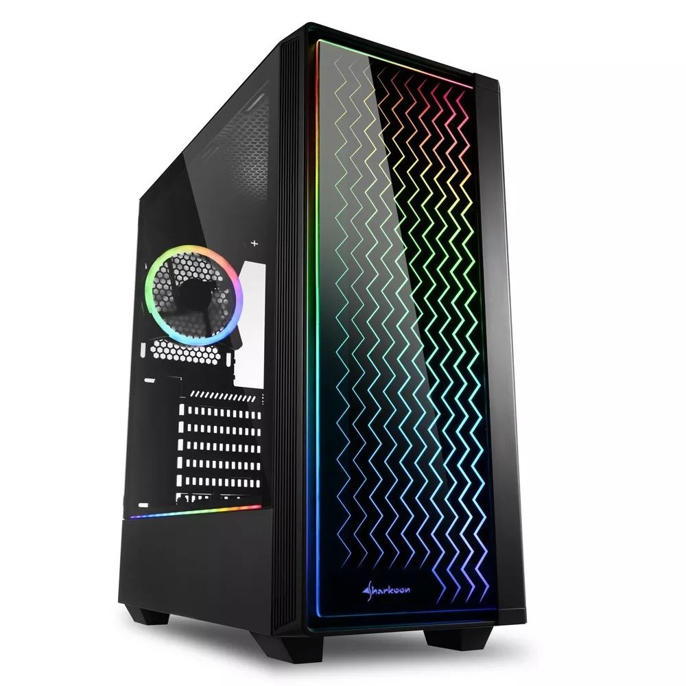 Sharkoon RGB LIT 200 ATX Case, with Side